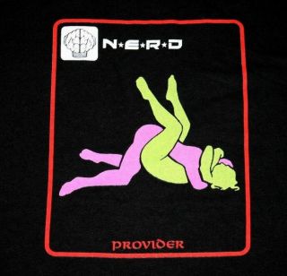 Xl Nos Vtg 2001 N.  E.  R.  D Provider T Shirt Rap Pharrell The Neptunes Nerd