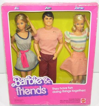 1982 Barbie Barbie & Friends Doll 4431 Mattel Ken P.  J.  Vintage