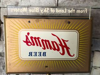 Vintage Hamm ' s Beers ' Point of Purchase ' Pedestal sign,  50 ' s, 2