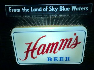 Vintage Hamm ' s Beers ' Point of Purchase ' Pedestal sign,  50 ' s, 8