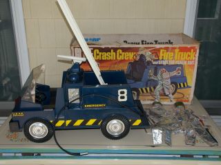 Vintage 1967 Gi Joe Rare Crash Crew Fire Truck