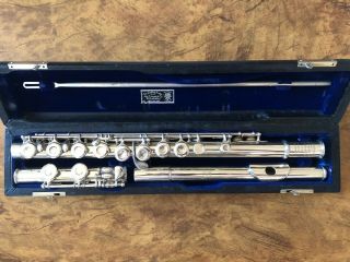 Haynes C Flute Solid Sterling Silver Sn 7812 Vintage 1923 Fully Restored.