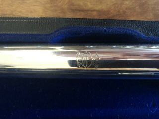 Haynes C flute solid sterling silver SN 7812 Vintage 1923 Fully Restored. 3