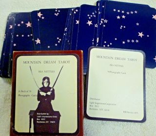 Bea Nettles Mountain Dream Tarot: 1st Edition 1975 78 Photographic Cards Rare