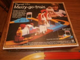 Vintage Tomy Playrail Merry - Go - Train Complete