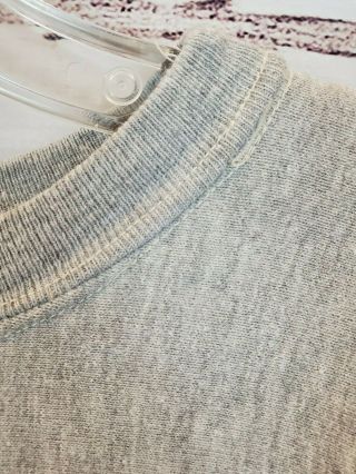 Vtg 70s Champion Reverse Weave Tri - blend Heather Gray Sweatshirt Small 4