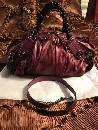 Gucci Metalic Magenta Galaxy Bag 100 Authentic Gorgeous Rare Hard To Find Wow