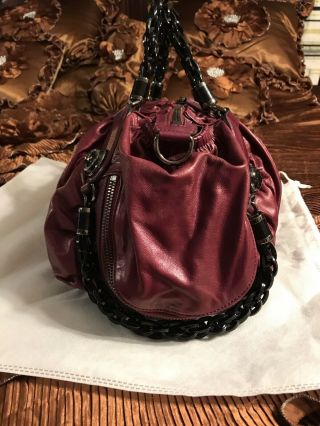 Gucci Metalic Magenta Galaxy Bag 100 Authentic Gorgeous Rare Hard To Find Wow 4