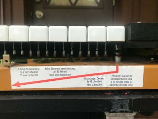 Vintage Hohner Clavinet E7 Keyboard needs serviced for Restoration Project 5