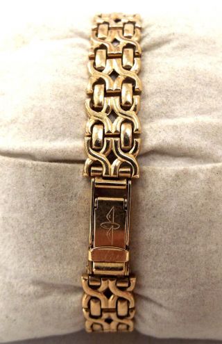 Ladies Vintage ROTARY.  375 9ct GOLD Case,  Bracelet QUARTZ Dress Wristwatch - H49 4