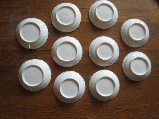 Antique Porcelain Butter Pats (10) M.  L.  Austria