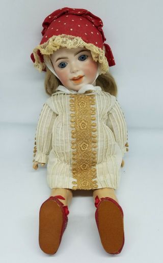 12 " Sfbj 236 Open Mouth Baby Doll W/ Clothing And Necklace