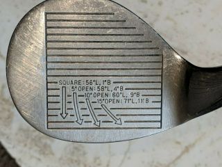 Vintage 1972 Us Open At Pebble Beach Custom Sand Wedge By Golf Design