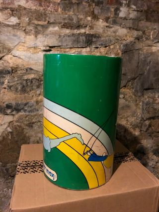 Peter Max Trash Can - Psychedelic Pop Art - Trapeze - Vintage Rare 2