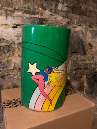 Peter Max Trash Can - Psychedelic Pop Art - Trapeze - Vintage Rare 4