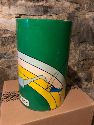 Peter Max Trash Can - Psychedelic Pop Art - Trapeze - Vintage Rare 5