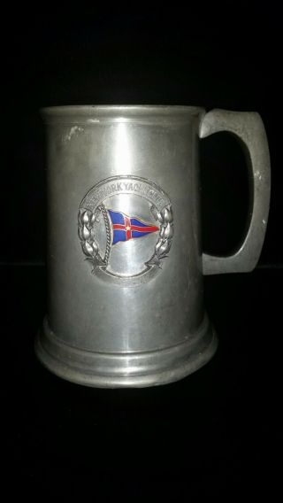 York Yacht Club Antique Trophy Stein,  Plain,  Without Engraving.