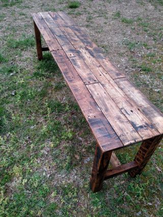 Bench - Reclaimed Pallet Wood - Handmade - UpCycled - Vintage,  Rustic Look 2