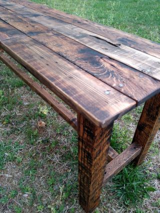 Bench - Reclaimed Pallet Wood - Handmade - UpCycled - Vintage,  Rustic Look 4