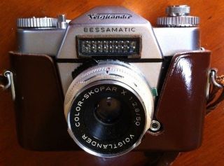 Vintage camera Voigtlander Bessamatic with Color Skopar 2.  8/50 mm 5