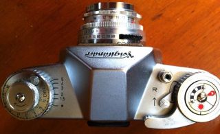Vintage camera Voigtlander Bessamatic with Color Skopar 2.  8/50 mm 6
