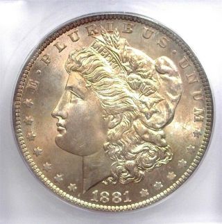 1881 - O Morgan Silver Dollar Icg Ms66 Valued At $8,  500 Rare In 66