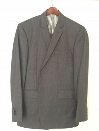 Thom Browne Classic 120s Grey Wool Suit Tsz 3/42 Rare Made In Usa