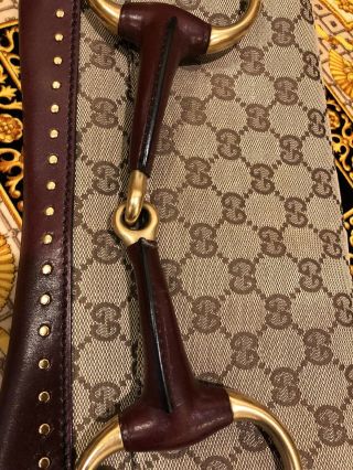 Authentic Vintage GUCCI HORSEBIT Clutch Purse Chain Shoulder Bag Handbag 4