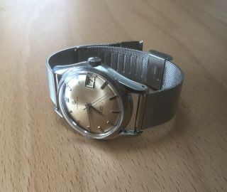 Vintage Certina Watch.  Cal 25 - 661.  On Stainless Steel Mesh Strap