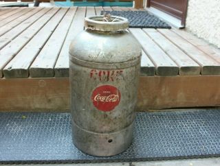 Vintage Coca Cola Fountain Dispenser Keg Soda Pop Advertising Firestone