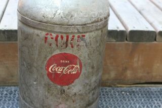 Vintage Coca Cola Fountain Dispenser Keg Soda Pop Advertising Firestone 2