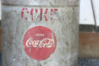 Vintage Coca Cola Fountain Dispenser Keg Soda Pop Advertising Firestone 3