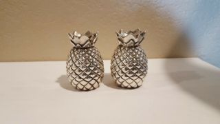 One Sterling Silver Tiffany & Co Pineapple Salt And Pepper Shakers