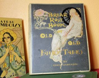 Anderson,  Anne The Briar Rose Book Of Old Old Fairy Tales Antique Fine Binding