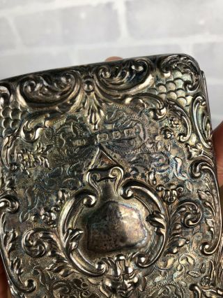 VTG vintage sterling silver clutch purse 7