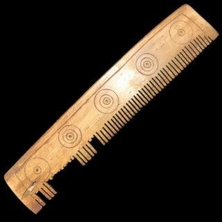 Ancient Very Rare Roman Period Decorated Hair Comb 2nd - 3rd Cent Ad (2)