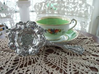 Sterling Silver Tea Strainer Reed And Barton Francis I Pattern