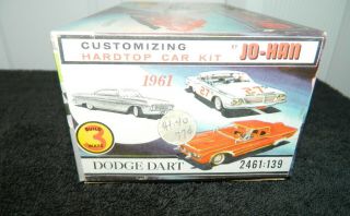 Jo Han Build 3 Ways,  1961 Dodge Dart 2461:139 Vintage Model 8