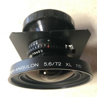 Schneider 72mm F5.  6 Angulon XL With (Rare) Centre Filter And Polariser 2