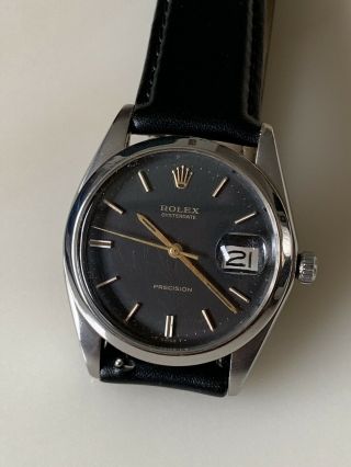 Vintage Rolex Men’s Oyster Date Precision S/s Model 6694 Watch, .