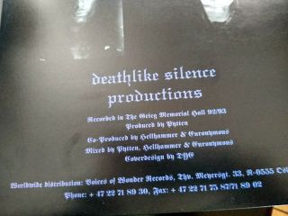 Mayhem ‎– De Mysteriis Dom Sathanas LP First Press 1994 Ultra Rare Antimosh 006 3