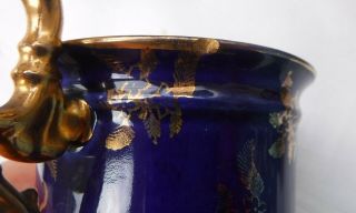 Antique Royal Vienna Cobalt Blue & Best Gold Tea Service,  Stunning 10