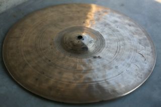 Pair 12.  6 " Vintage K Zildjian & Co Istanbul Hi Hat Hihat Cymbals Bronze 1.  7kg