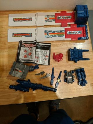 Vintage 1987 Transformers G1 Fortress Maximus complete w/ box 10