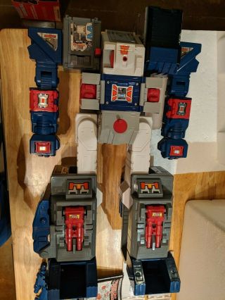 Vintage 1987 Transformers G1 Fortress Maximus complete w/ box 11