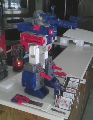 Vintage 1987 Transformers G1 Fortress Maximus complete w/ box 3