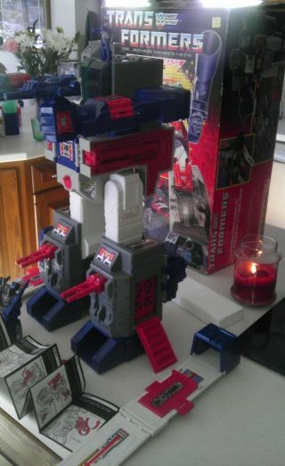 Vintage 1987 Transformers G1 Fortress Maximus complete w/ box 4