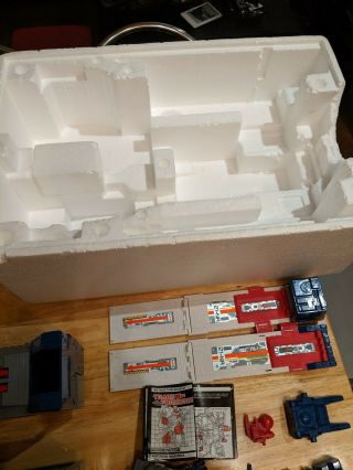 Vintage 1987 Transformers G1 Fortress Maximus complete w/ box 8