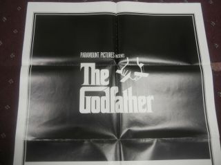 Vintage THE GODFATHER Movie Poster 1 - SHEET 27 