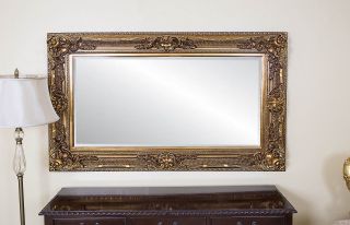 Gold Large Rectangular Mirror Antique Style Gilt Shabby Chic Large 6,  5,  4,  3,  2 FT 4
